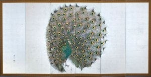 Peacock Folding Screen