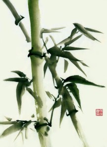 bamboo painting
