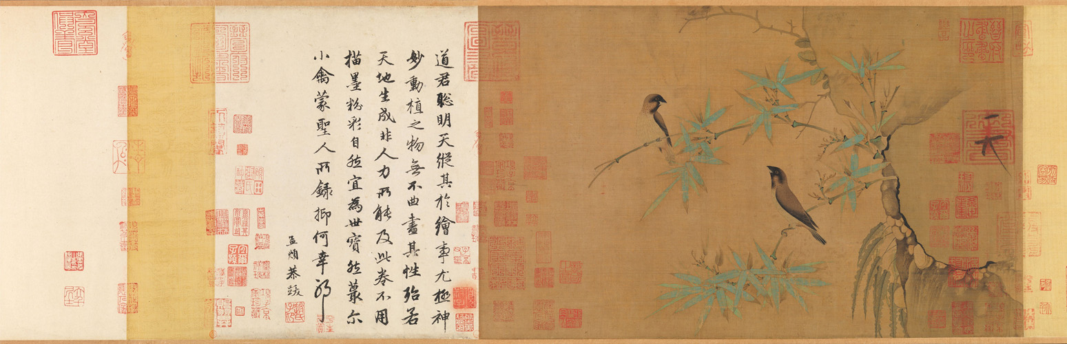 Finches and bamboo Huizong-ZhaoJi_Met
